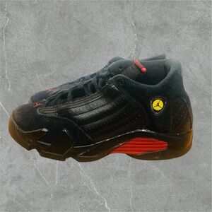 Nike Air Jordan 14 Retro Bred Last Shot 6Y - Womens 7.5 Basketball Shoes Sneaker